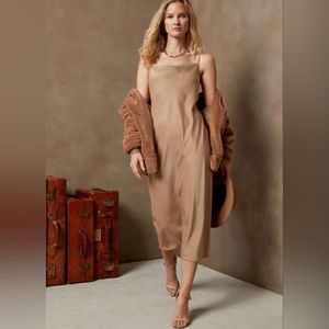 Satin- Inspired slip dress Banana Republic